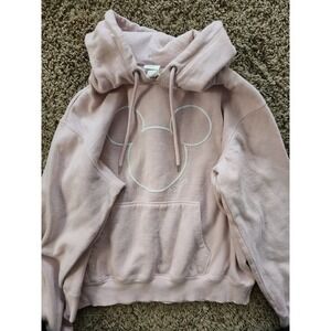 H&M Women's‎ Pink Minnie Mouse Hoodie Size Medium